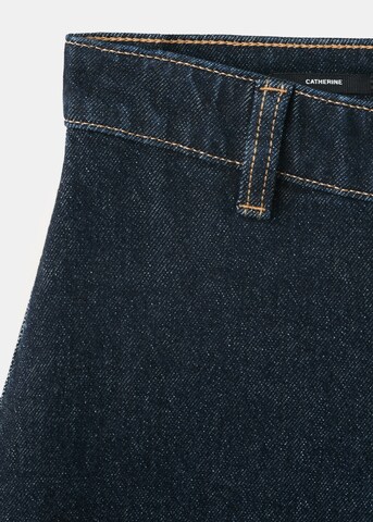 Wide leg Jeans 'CATHERIN' de la MANGO pe albastru