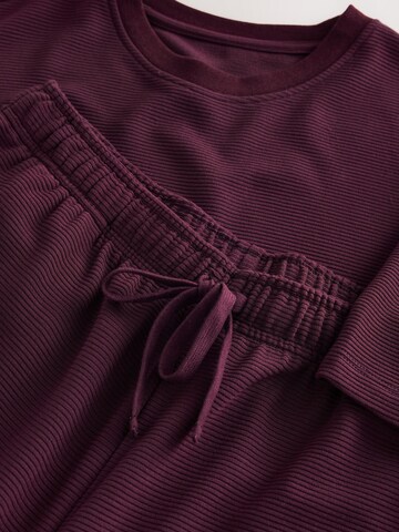 Next Pyjama lang in Lila