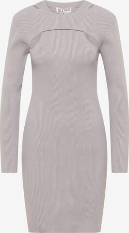 myMo ATHLSR Knitted dress in Grey: front