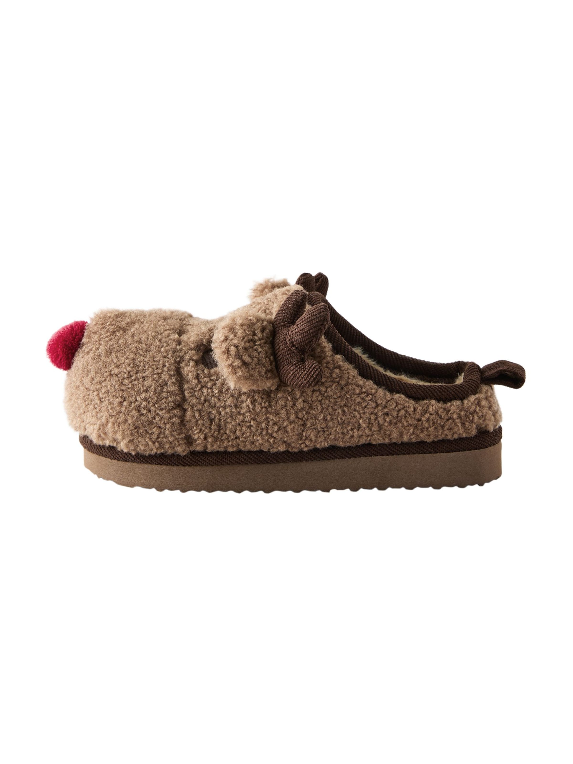 Next Slipper 'Novelty' in Brown: front