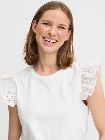 T-shirt 'Rika' b.young en blanc
