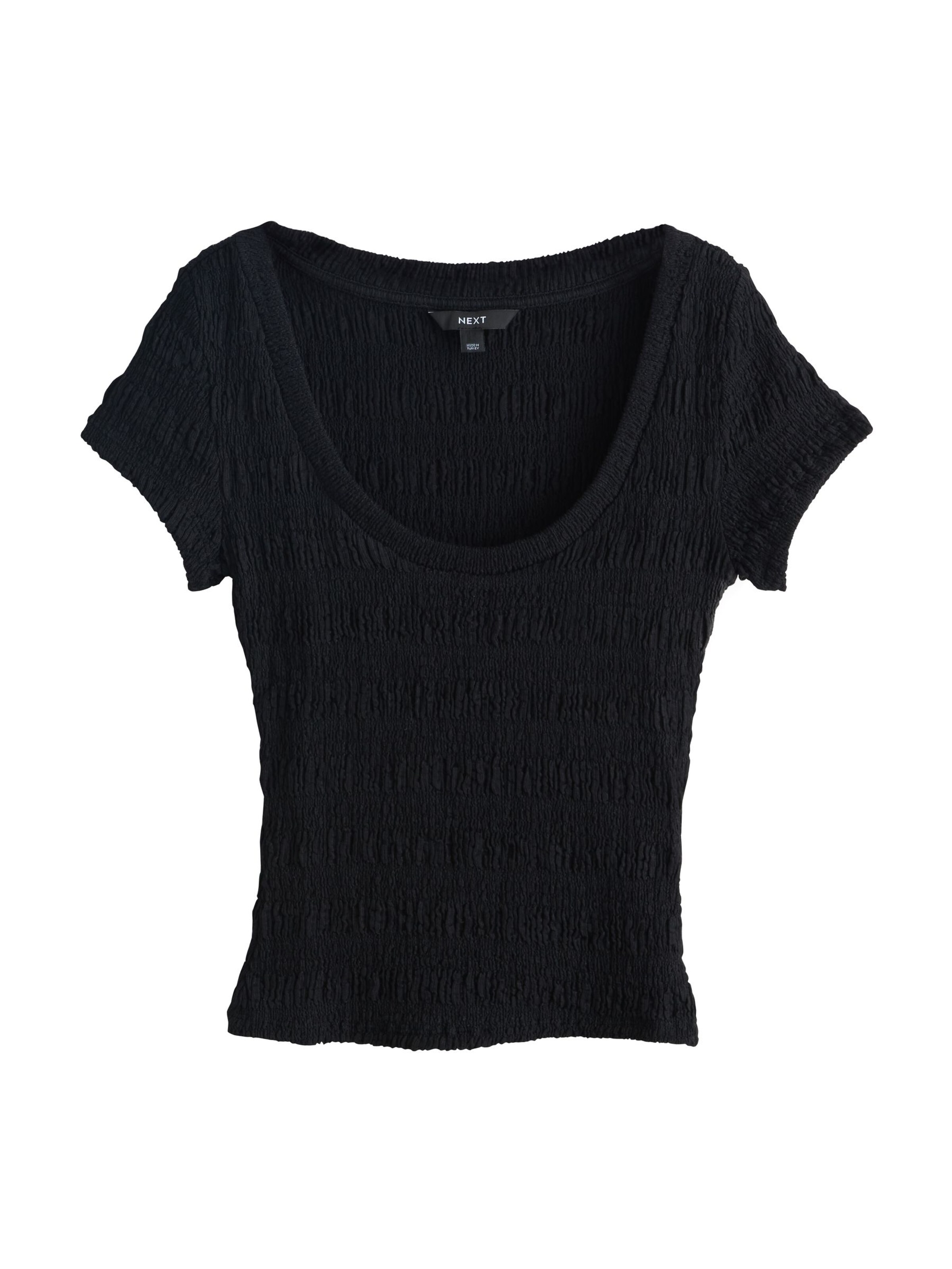 Next Shirt in Black: front