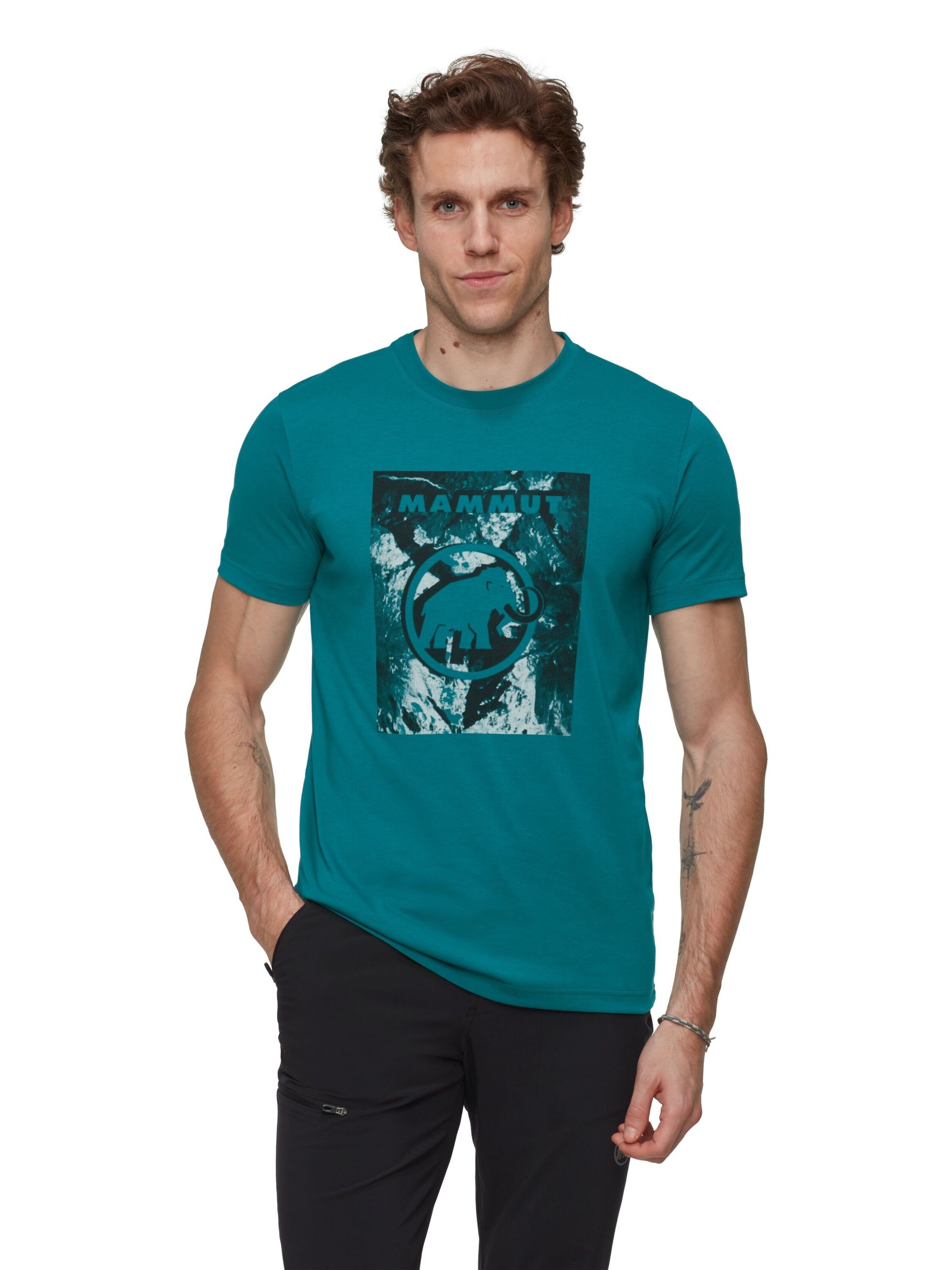 MAMMUT Shirt in Green: front