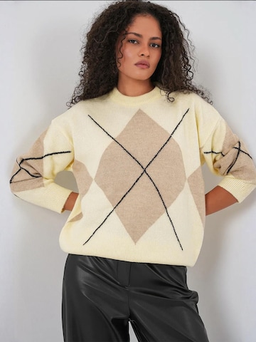 Pull-over 'Pullover' Bigdart en beige