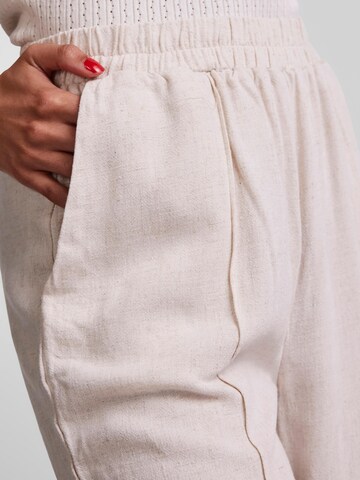 Y.A.S Loose fit Trousers 'Viggi' in Beige