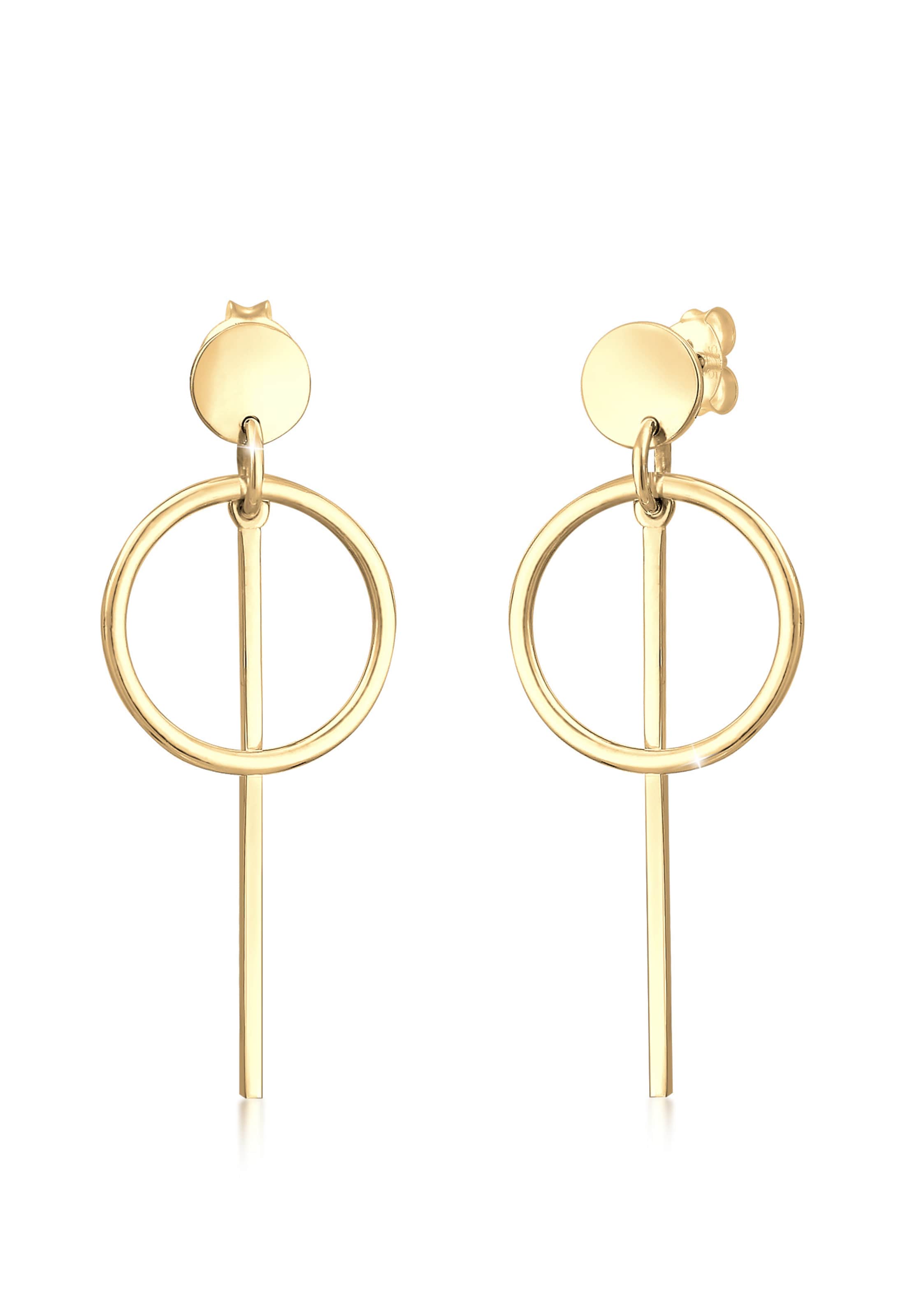 ELLI Серьги 'Geo' в Золотой: спереди