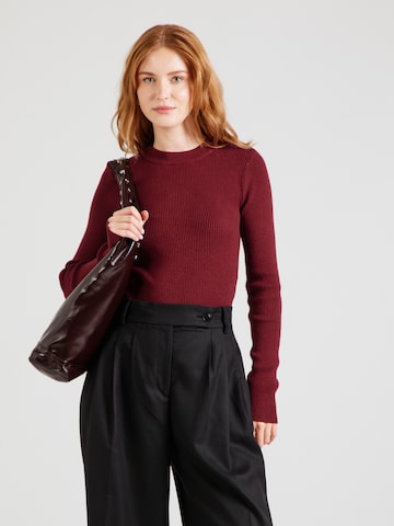 PIECES Sweater in Red: front