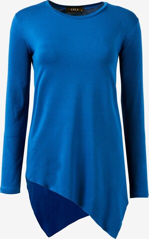 LELA Blouse in Blauw: voorkant