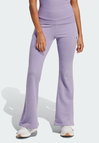 ADIDAS SPORTSWEAR Flared Sportbroek 'Seasonal Essentials' in Lila: voorkant