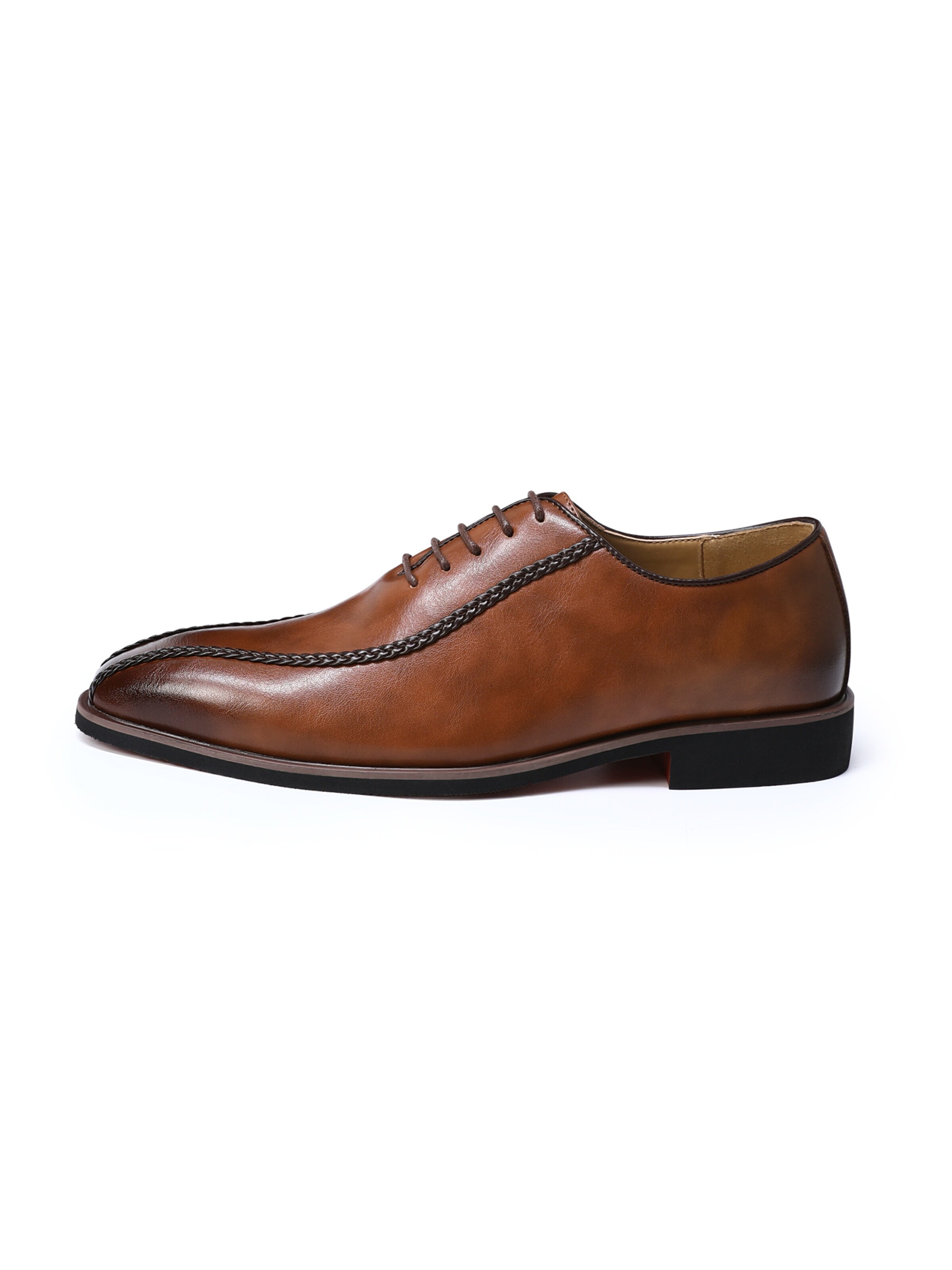 ALLTHEMEN Lace-Up Shoes 'Morgenlicht' in Brown