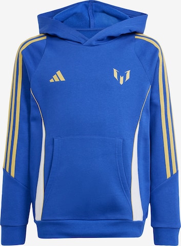 ADIDAS PERFORMANCE Athletic Sweatshirt 'Pitch 2 Street Messi' in Blue: front