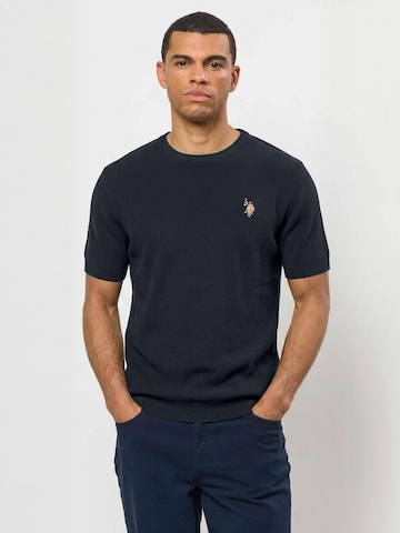 U.S. POLO ASSN. Regular fit Overhemd ' UMDarwin ' in Blauw: voorkant