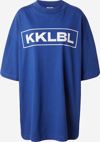 Karo Kauer Oversized shirt in Blauw: voorkant