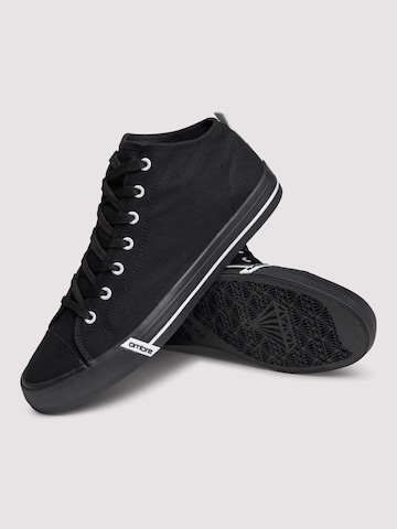 Ombre Sneakers hoog in Zwart