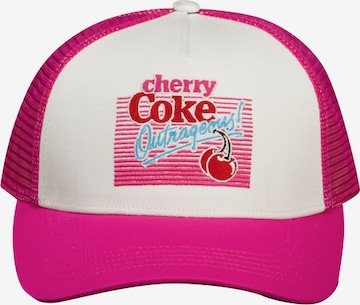 Casquette ' VIBES ' Deeluxe en rose : devant