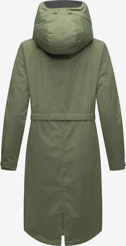 NAVAHOO Raincoat 'Silberperlee' in Green
