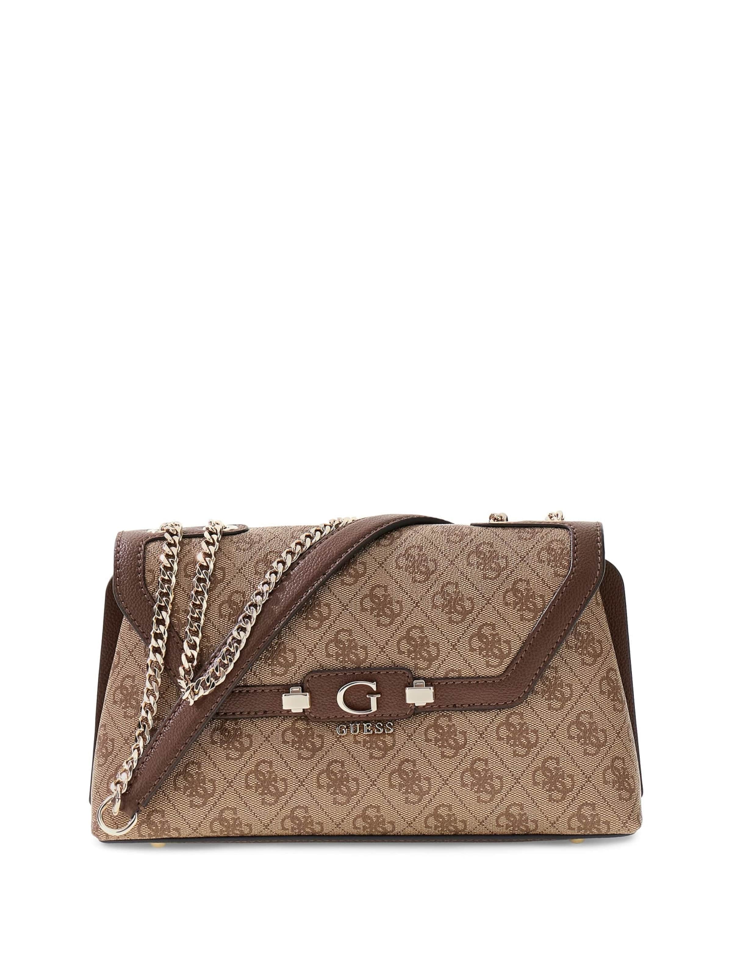 GUESS Crossbody bag 'Lindsey' in Brown: front