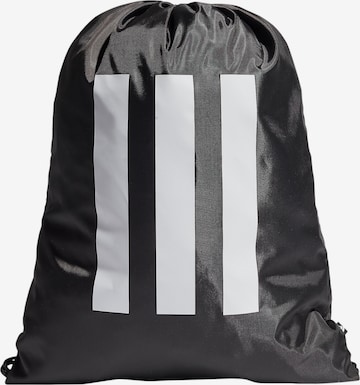 ADIDAS PERFORMANCE Athletic Gym Bag in Black: front