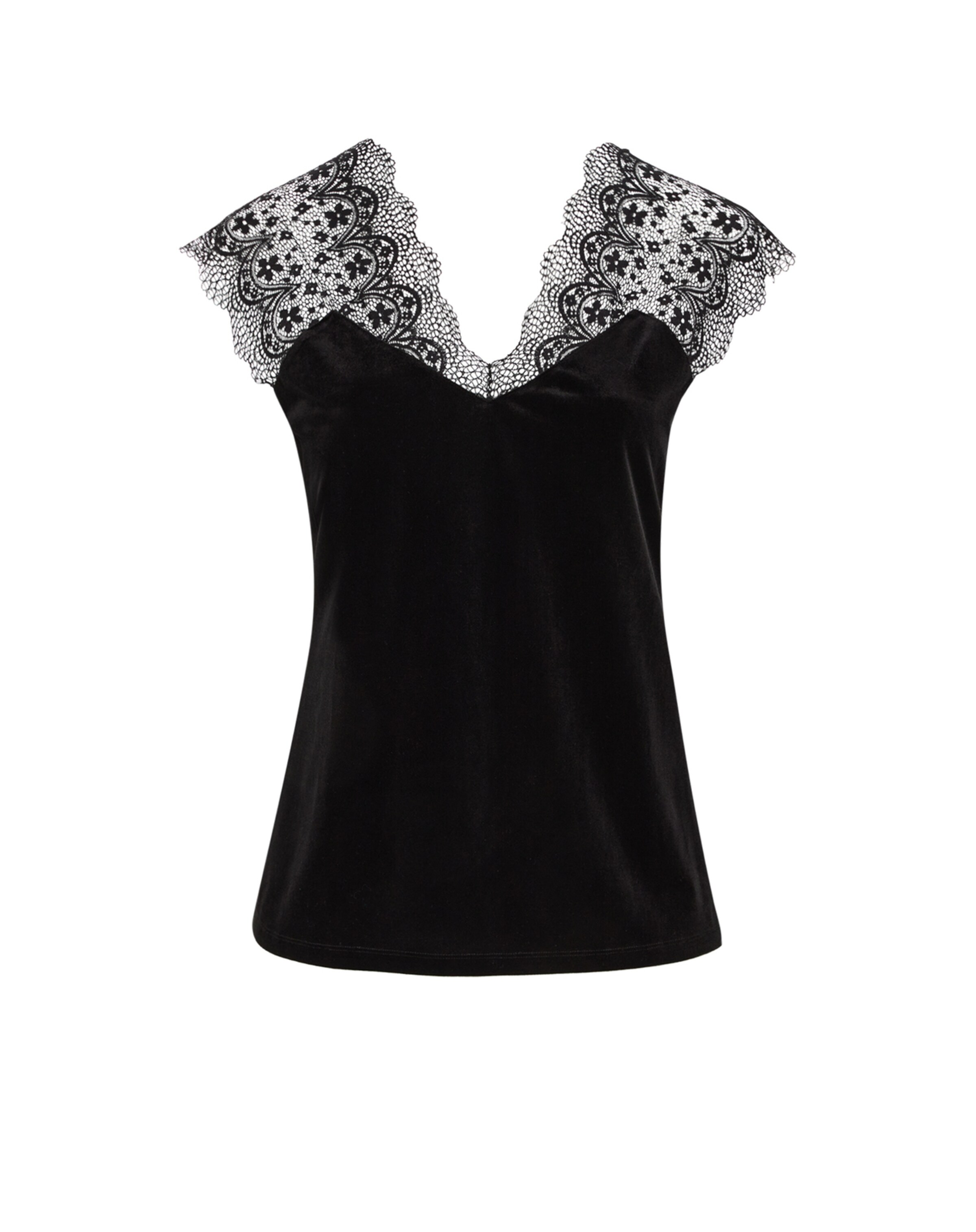 WE Fashion Μπλουζάκι σε μαύρο: μπροστά