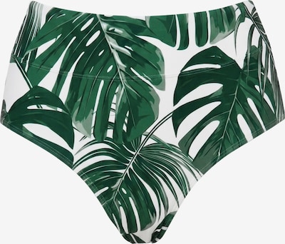 Slip costum de baie 'Monaco' pe XS-S SugarShape pe verde smarald / alb, Vizualizare produs