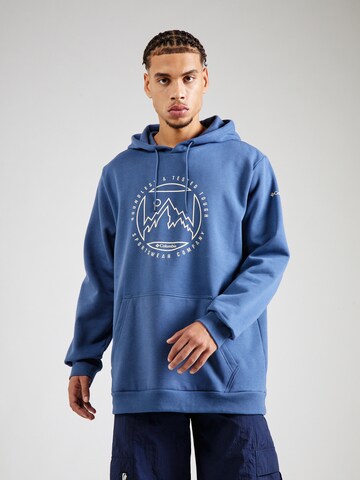 COLUMBIA Athletic Sweatshirt in Blue: front