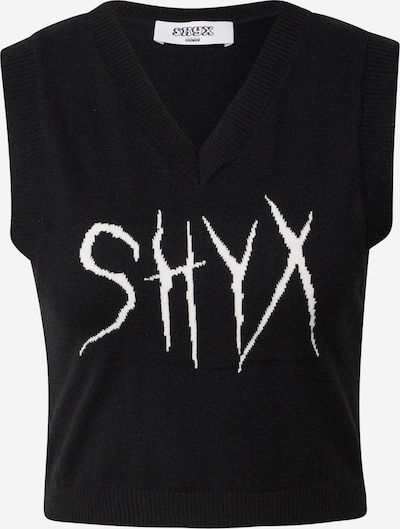 SHYX Μπλουζάκι 'Kora' σε μαύρο / λευκό, Άποψη προϊόντος