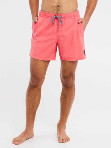 PROTEST Badeshorts 'DAVEY' in Rot