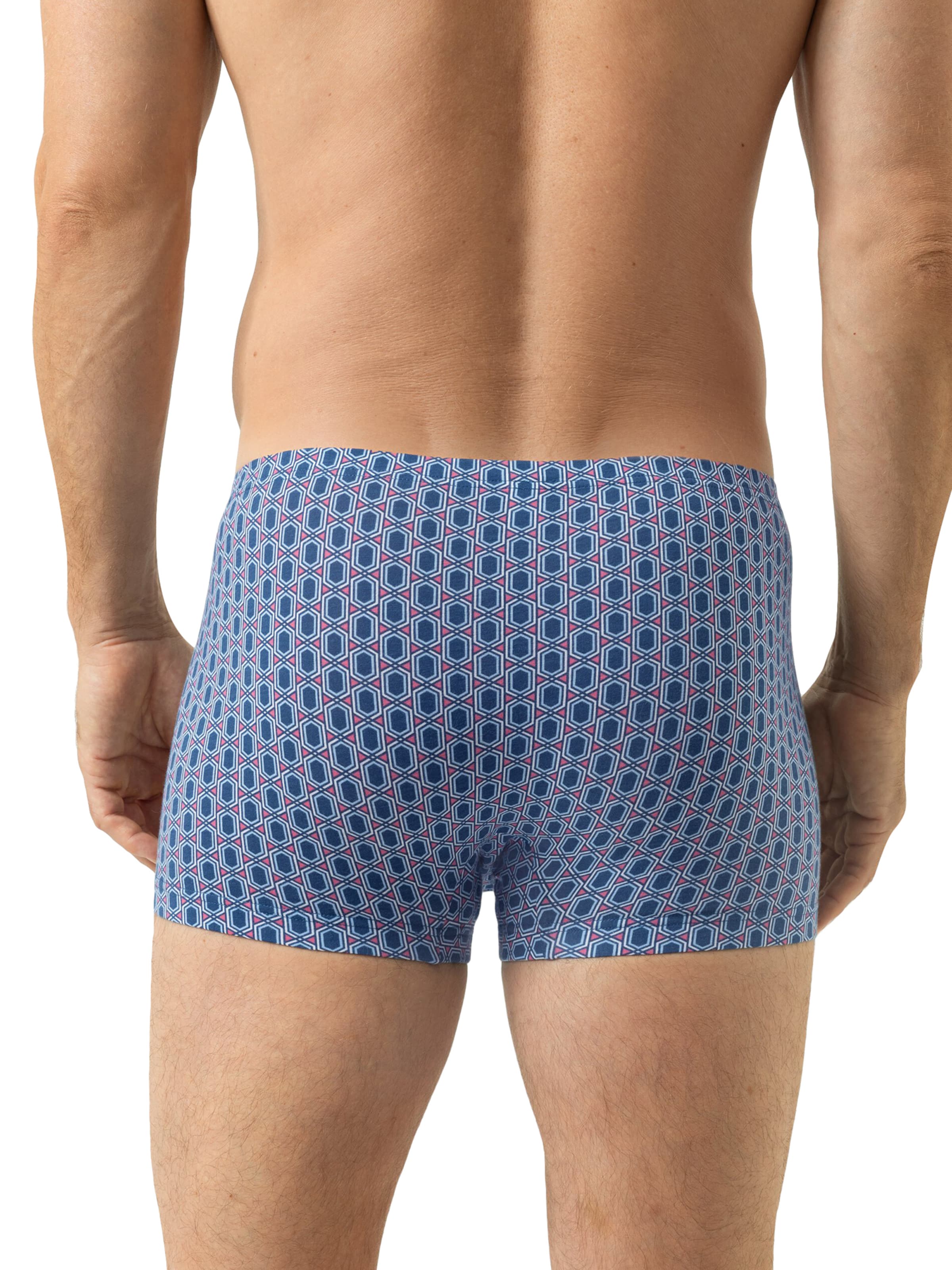 Boxers 'Straight Geo' Mey en bleu