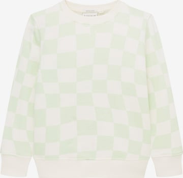 TOM TAILOR Sweatshirt in Groen: voorkant