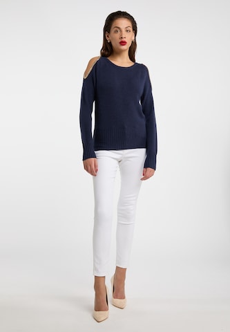 faina - Pullover 'Tuxe' em azul