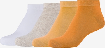 camano Socks 'Silky Feeling' in Orange: front