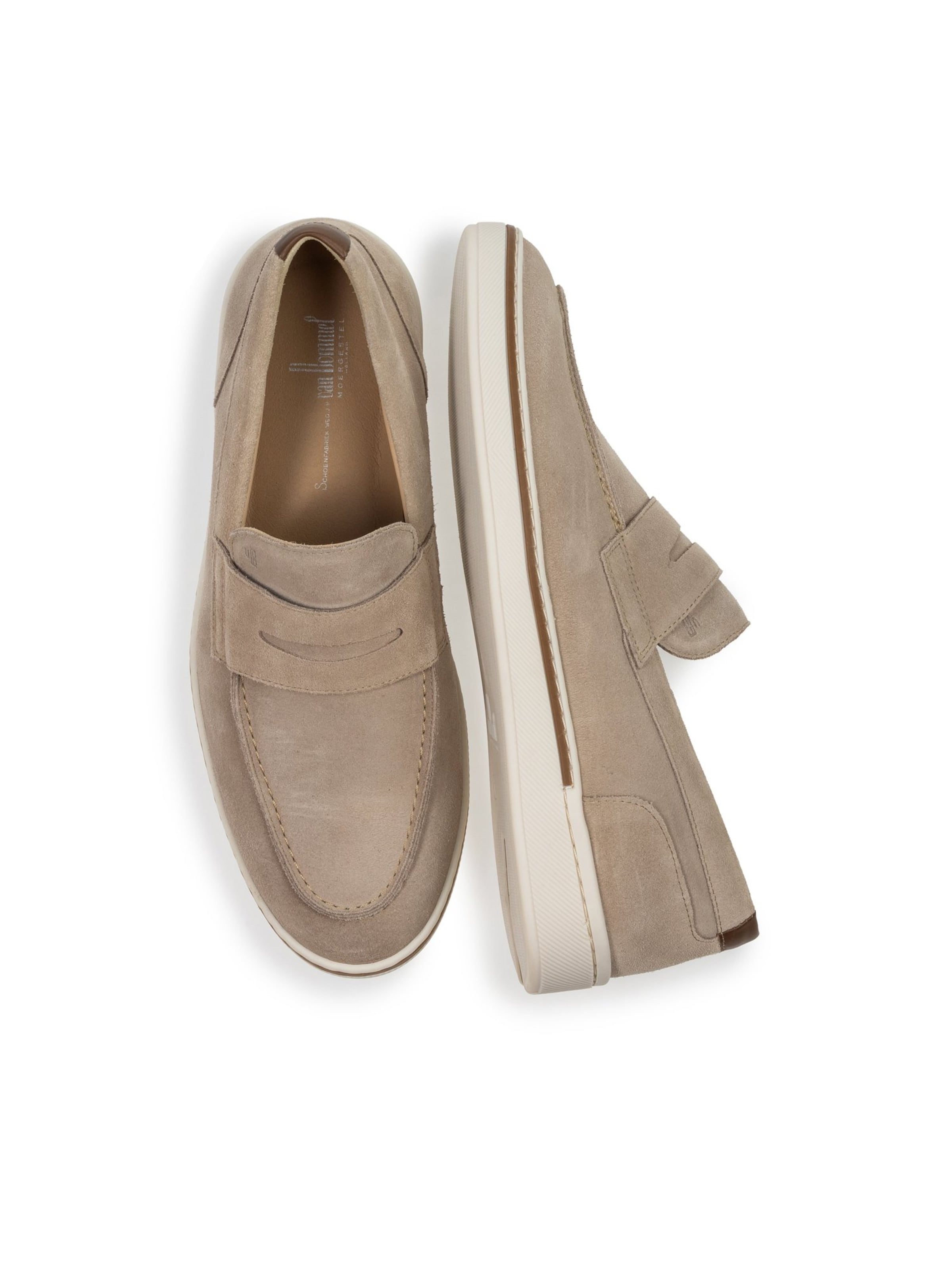 Floris van Bommel Mocassins 'Bora 04' in Bruin