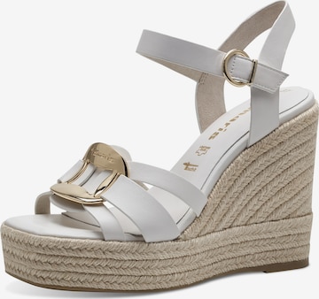 TAMARIS Sandal in White: front