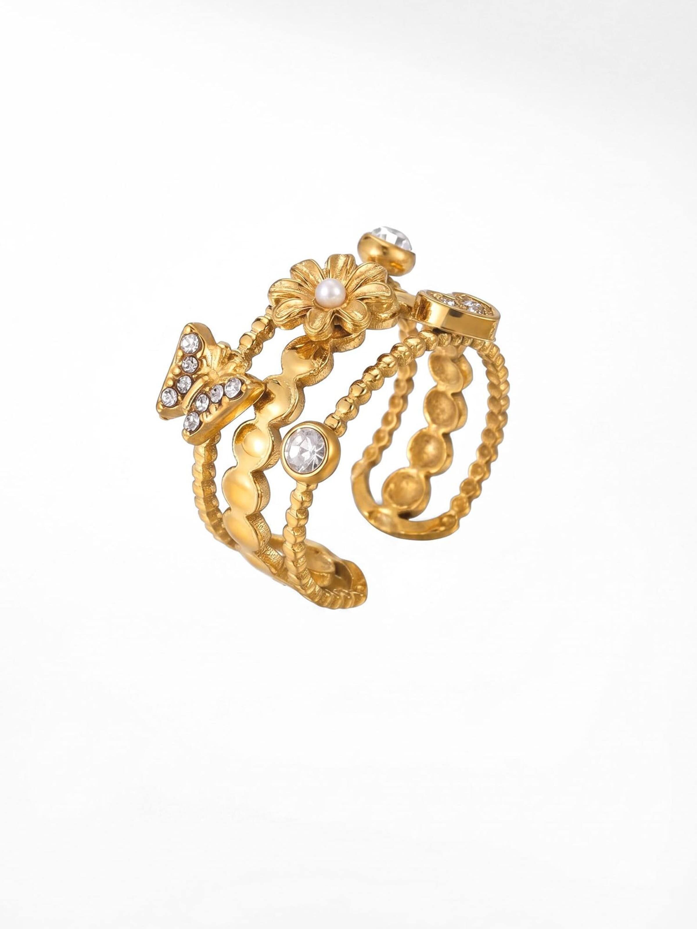Nemomatheo Ring‌‌‌‌‌‌‌‌ in Gold: Vorderseite
