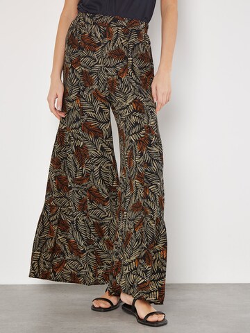 Wide Leg Pantalon Apricot en noir