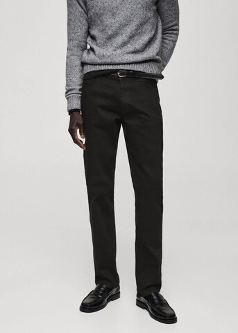 MANGO MAN Slimfit Jeans 'Patrick' in Schwarz: Vorderseite