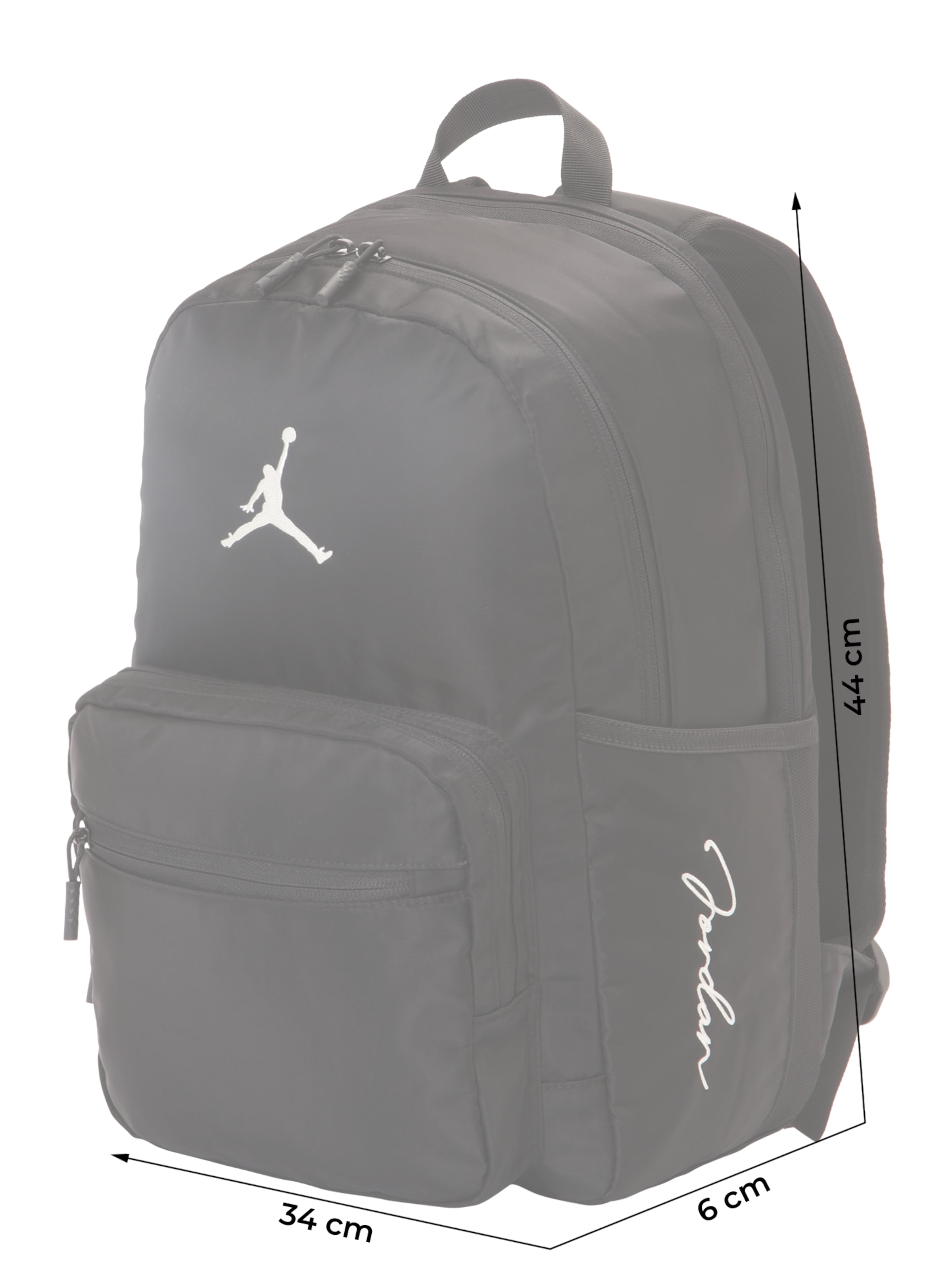 Jordan Backpack 'JAM' in Black