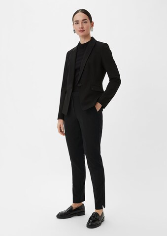 COMMA Slimfit Chinohose in Schwarz