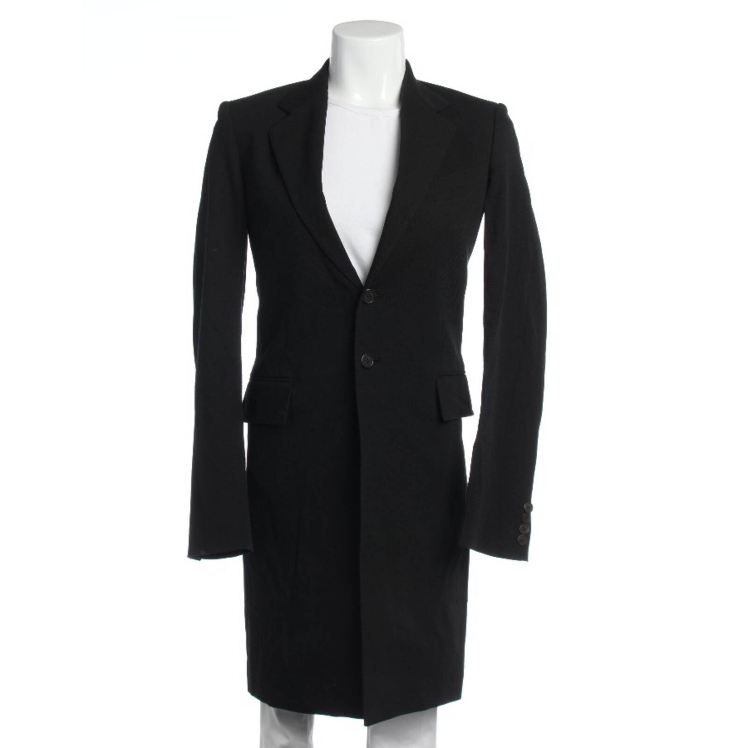 Balenciaga Jacket & Coat in S in Black: front