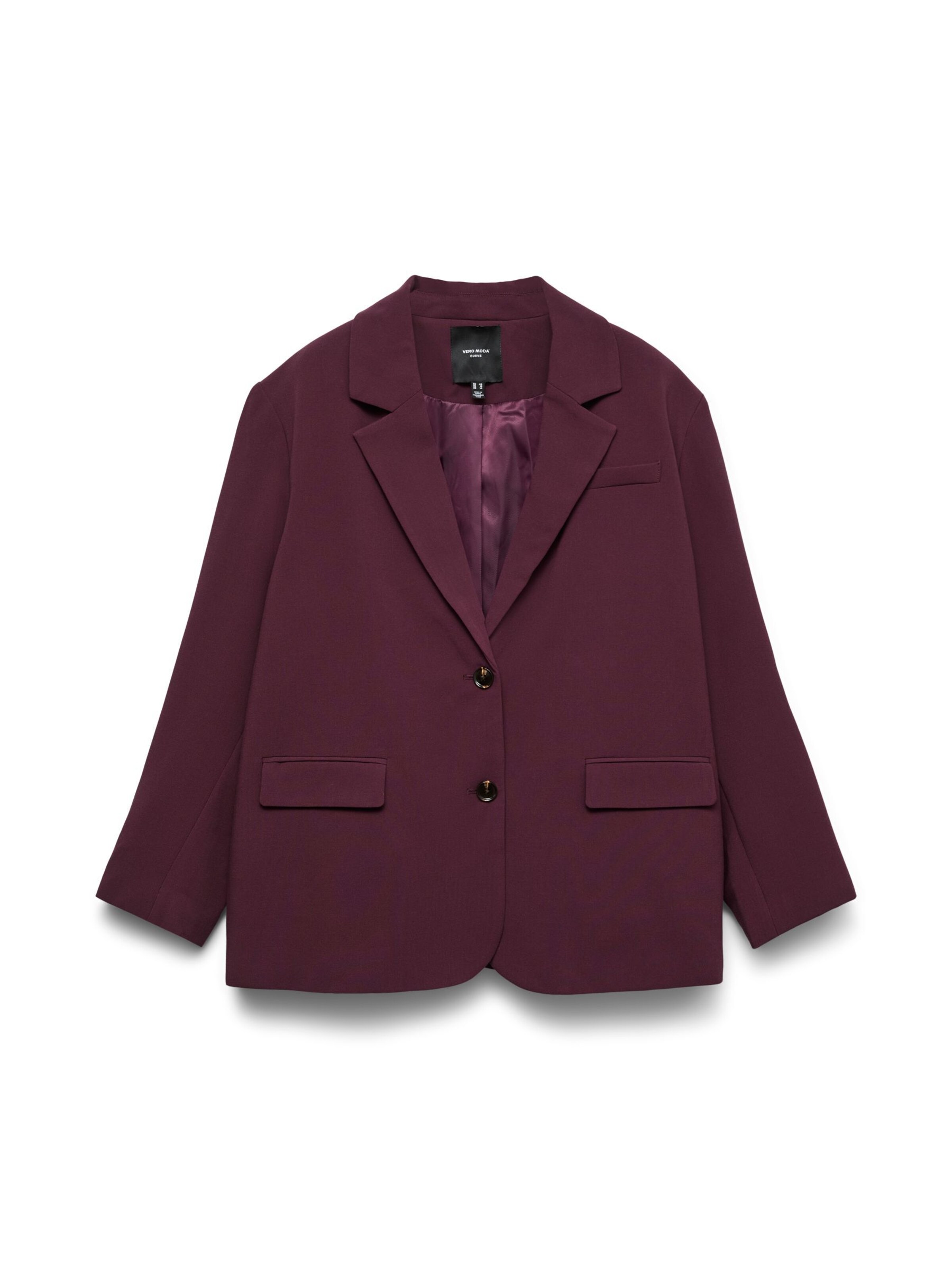 Vero Moda Curve Blazers in Rood: voorkant