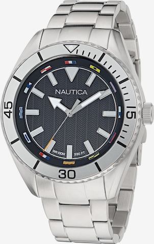 NAUTICA Analoguhr 'NCT WINDWARD' in Silber: Vorderseite