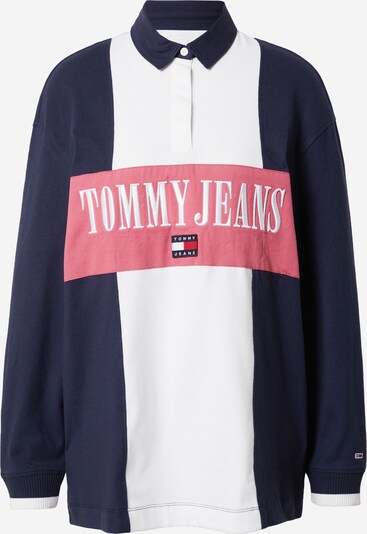 Tommy Jeans Shirt in navy / rot / melone / weiß, Produktansicht