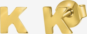 Lucardi Ohrringe in Gold: Vorderseite