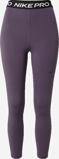 NIKE Sportbroek in de kleur Bessen / Zwart / Wit, Productweergave