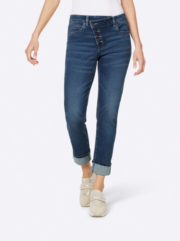 heine Regular Jeans in Blauw: voorkant