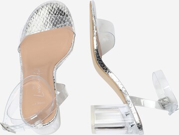 NEW LOOK Strap Sandals 'POLLY' in Silver