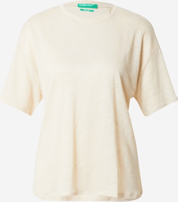 UNITED COLORS OF BENETTON Shirt in Beige: front