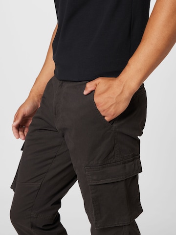 Only & Sons Tapered Cargo Pants 'Cam Stage' in Black