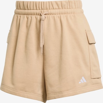 ADIDAS SPORTSWEAR Спортивные штаны 'Essentials' в Бежевый: спереди