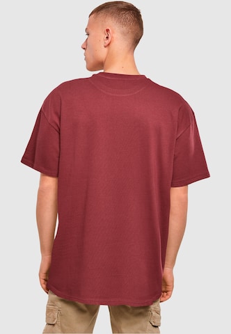 Merchcode Shirt 'Thin Lizzy - Whiskey Amended' in Rood